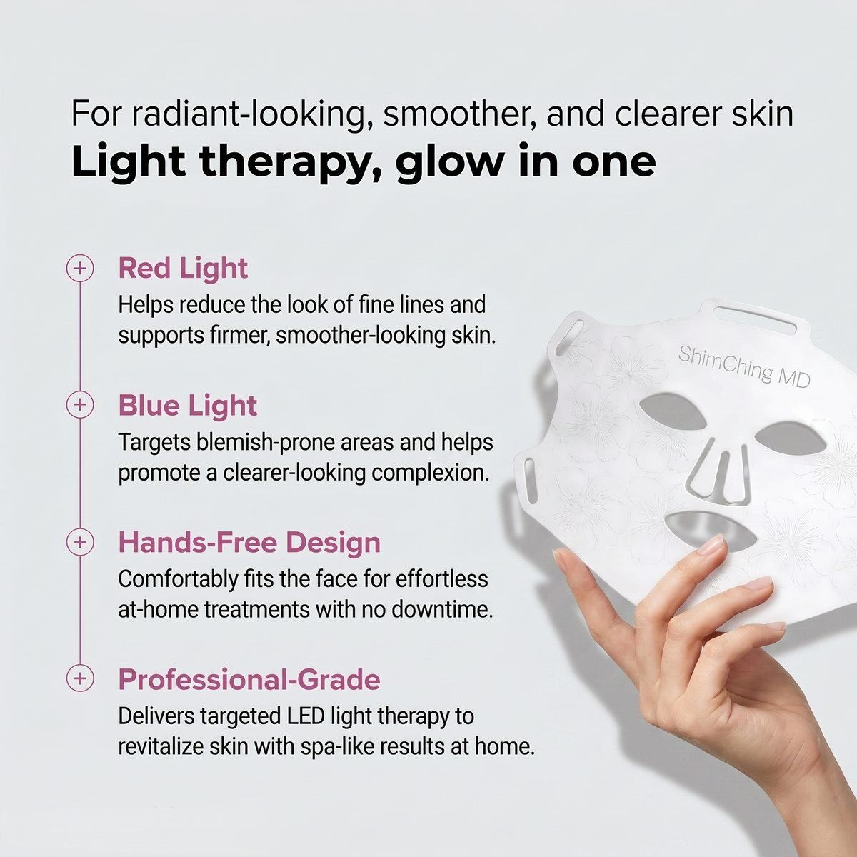 Shim Ching MD LED Face Light Therapy Mask