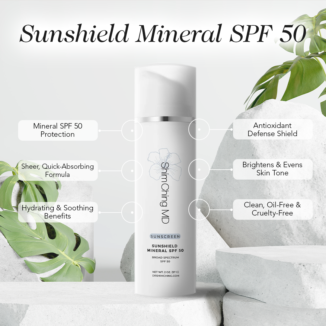 ShimChingMD Sunshield Mineral SPF 50 Sunscreen